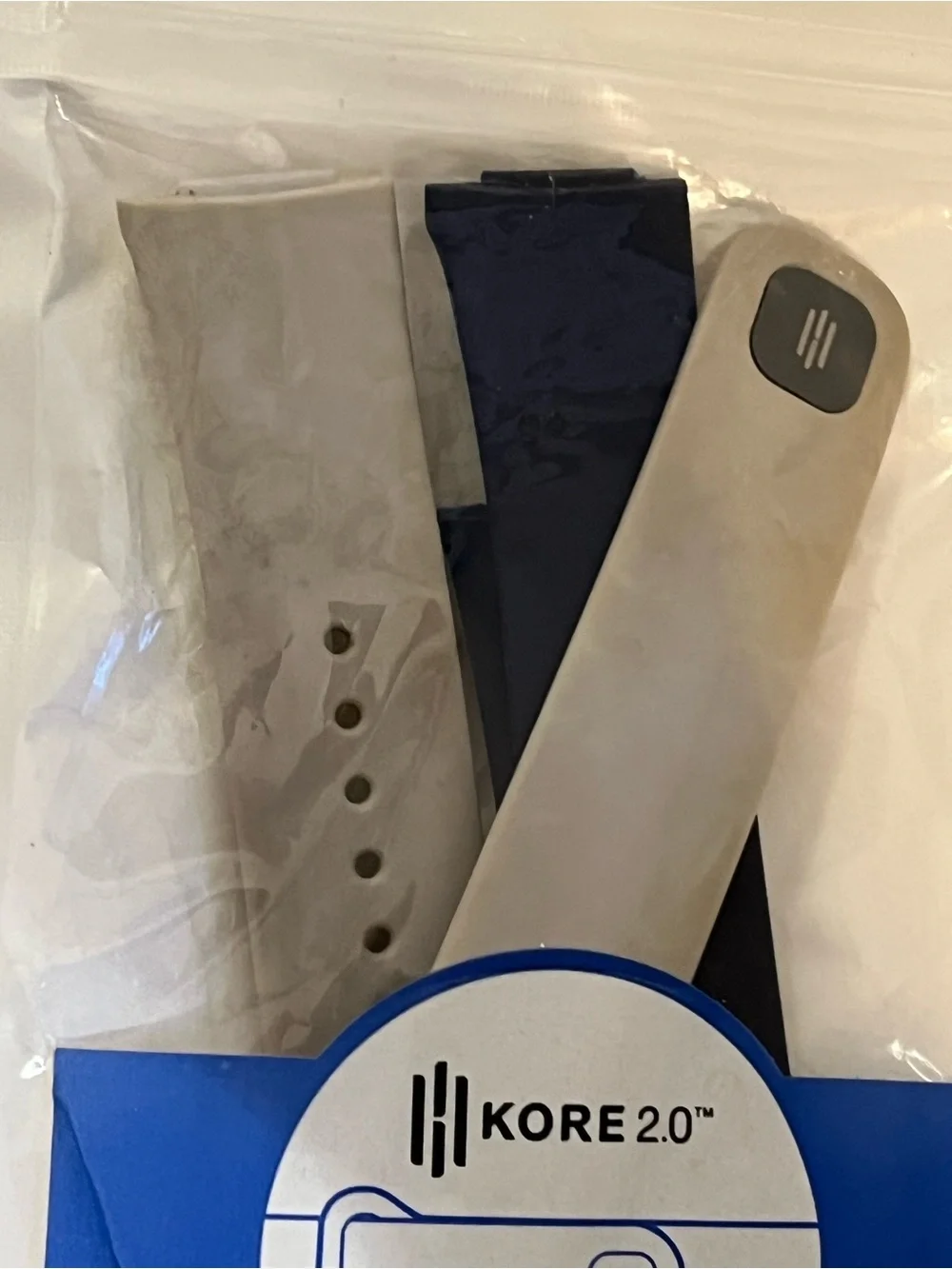 Kore 2.0 Replacement Band Navy Blue Sport Strap For Fitness Tracker